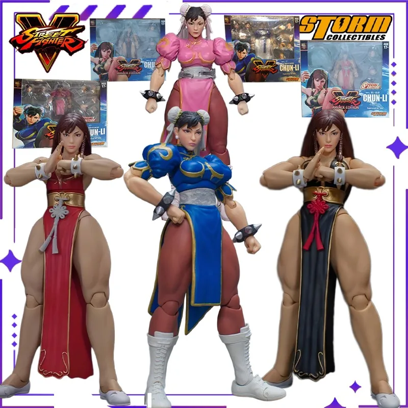 Spot Storm Toys Original 1/12 Street Fighter 5 Red Cheongsam Spring Beauty Limited Edition Game Mobile Mount Model Toy Gift
Spot Storm Toys Original 1/12 Street Fighter 5 Red Cheongsam Spring Beauty Limited Edition Game Mobile Mount Model Toy Gift