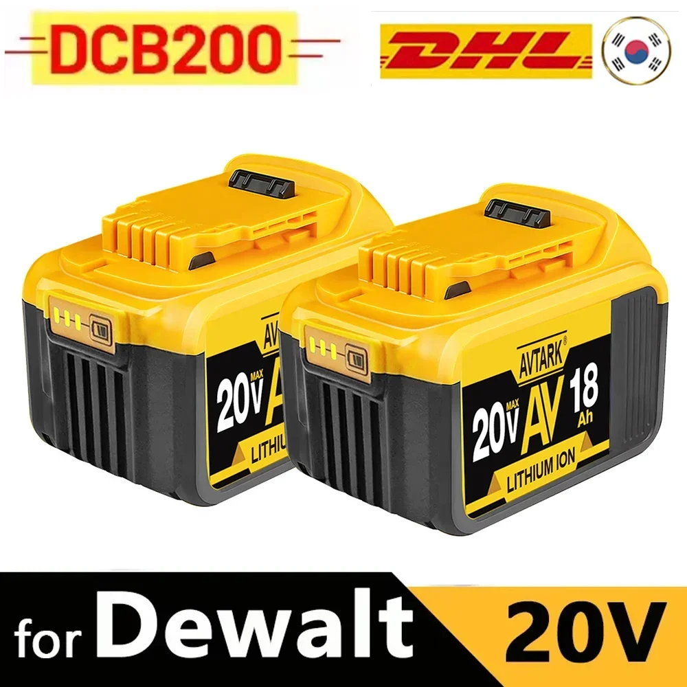 For Dewalt battery 20V 18.0Ah for DCB200 Battery MAX Lithium DCB184 DCB206 DCB182 DCB180 DCB181 DCB182 DCB201 DCB206
For Dewalt battery 20V 18.0Ah for DCB200 Battery MAX Lithium DCB184 DCB206 DCB182 DCB180 DCB181 DCB182 DCB201 DCB206