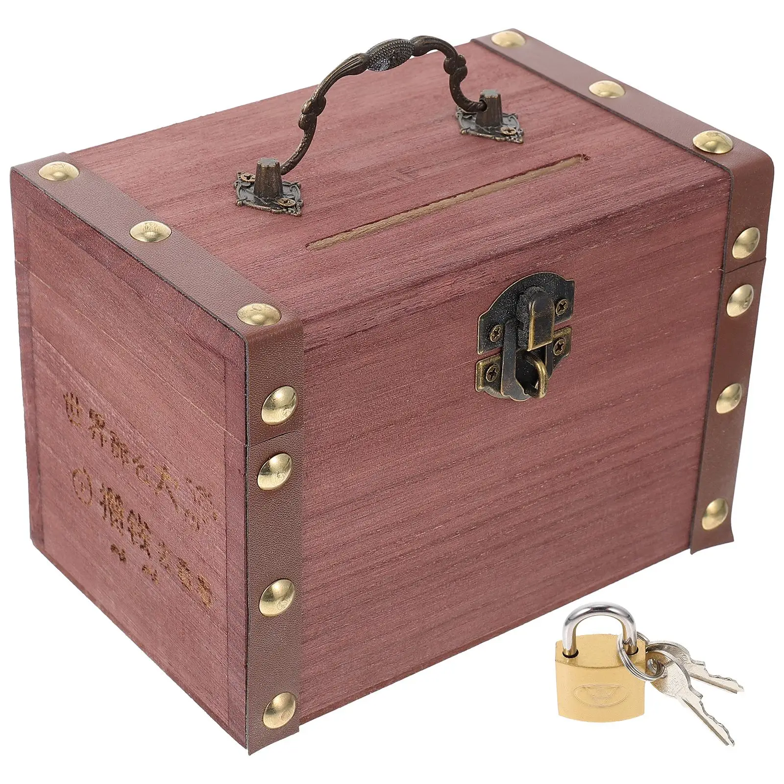 Wooden H Lockable Ring Storage Container Money Box Mini Size Dark Color Storage Container for Jewelry Retro Style Anti Slip
Wooden H Lockable Ring Storage Container Money Box Mini Size Dark Color Storage Container for Jewelry Retro Style Anti Slip