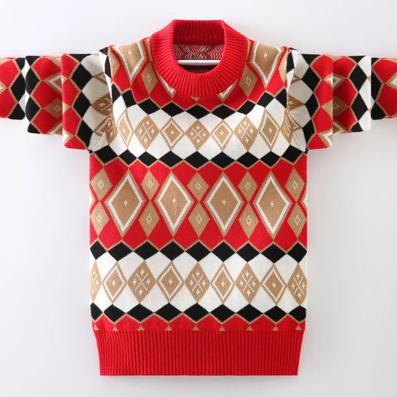 Kids Sweater Autumn Winter Warm Boys Knitted Pullovers Teenage Clothes Fashion Pattern School Children Cotton Tops
Kids Sweater Autumn Winter Warm Boys Knitted Pullovers Teenage Clothes Fashion Pattern School Children Cotton Tops