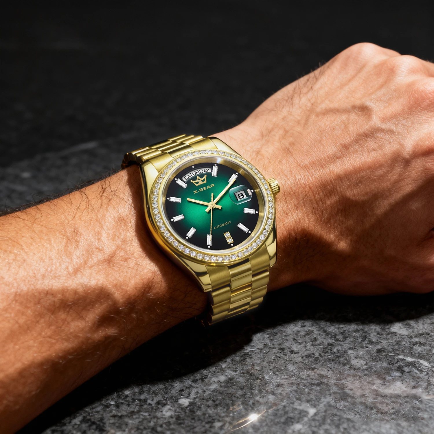 2025 New Men's Watch Luxury Automatic Mechanical Movement Luminous Waterproof Wristwatch Stainless Steel Strap
2025 New Men's Watch Luxury Automatic Mechanical Movement Luminous Waterproof Wristwatch Stainless Steel Strap