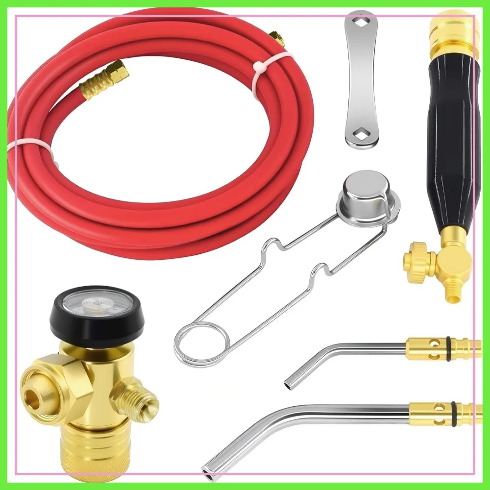Professional X-3B Air Acetylene Torch Kit with B-Type Regulator, A-3/A-11 Tips, Ah-12 Hose
Professional X-3B Air Acetylene Torch Kit with B-Type Regulator, A-3/A-11 Tips, Ah-12 Hose