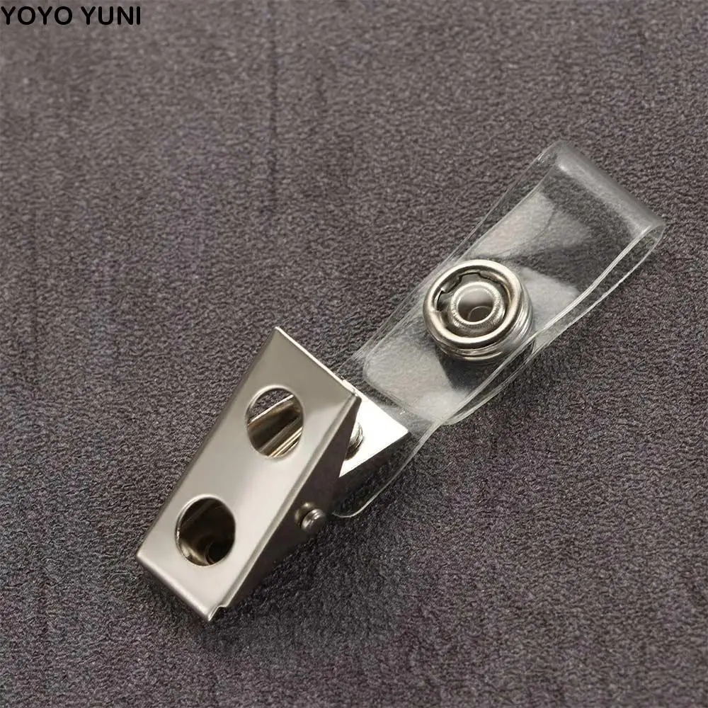 10Pcs for ID Badge Card Holder Stainless Steel Key Name Tag Lanyard Clips Stationary Reel Lanyard Clips Binder
10Pcs for ID Badge Card Holder Stainless Steel Key Name Tag Lanyard Clips Stationary Reel Lanyard Clips Binder