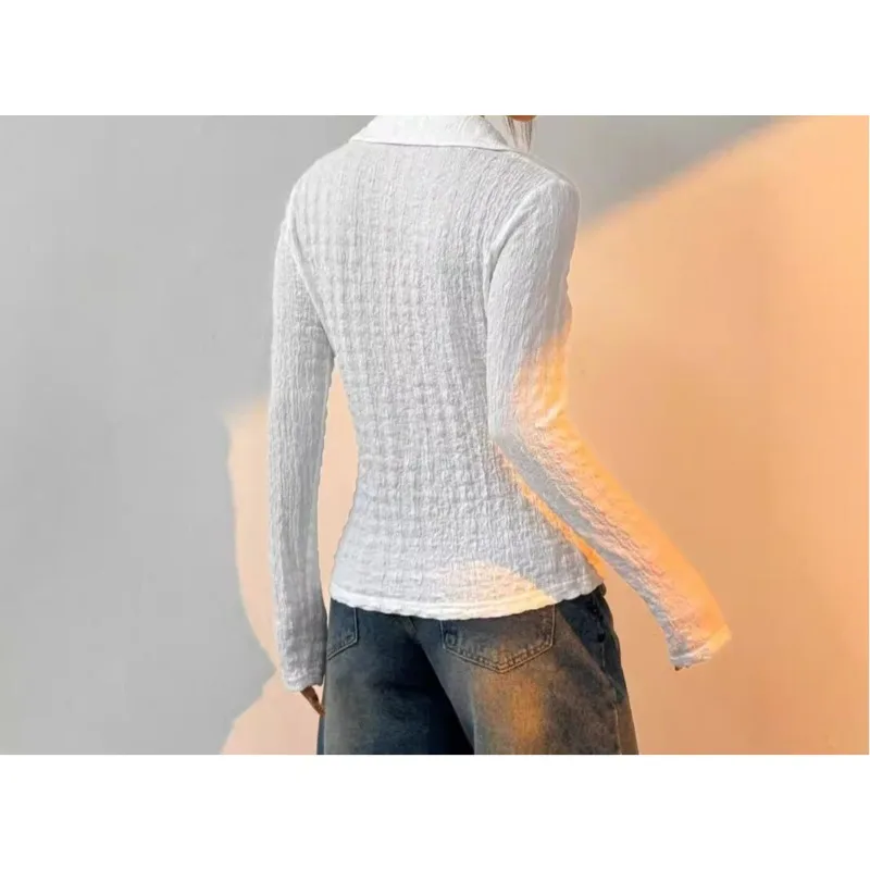 2026 Spring/Summer Elegant Ladies Solid Color Long Sleeve Fashion Shirt Top
2026 Spring/Summer Elegant Ladies Solid Color Long Sleeve Fashion Shirt Top