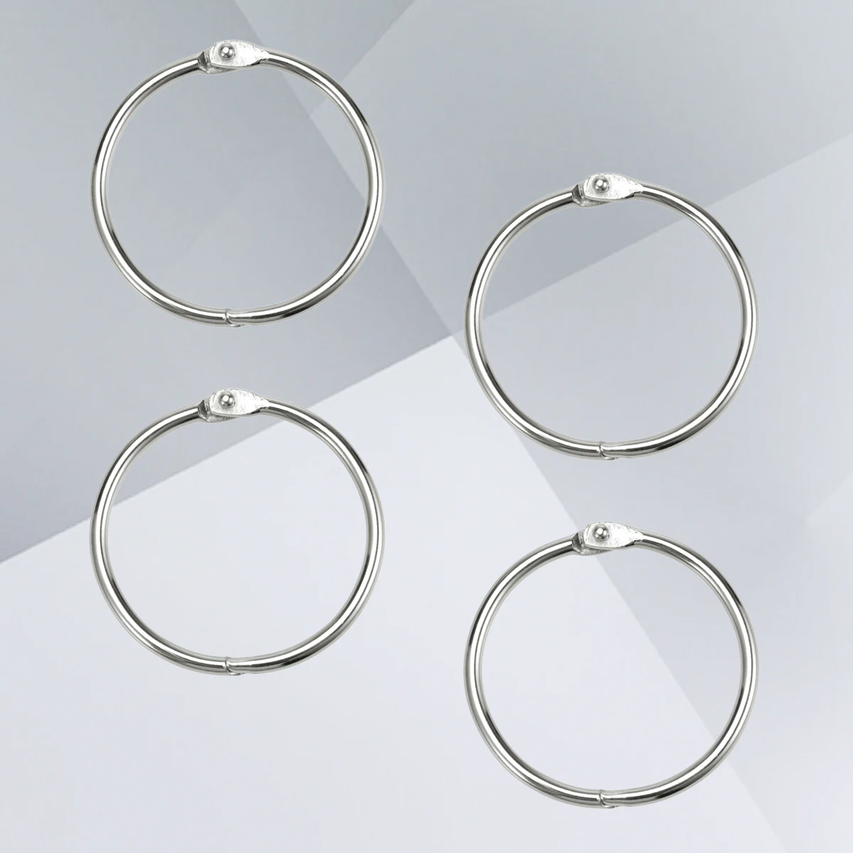 25 Pcs Binding Ring Key Paper Holder Clips for Index Cards Scrapbook Round Loose-leaf Rings Split
25 Pcs Binding Ring Key Paper Holder Clips for Index Cards Scrapbook Round Loose-leaf Rings Split