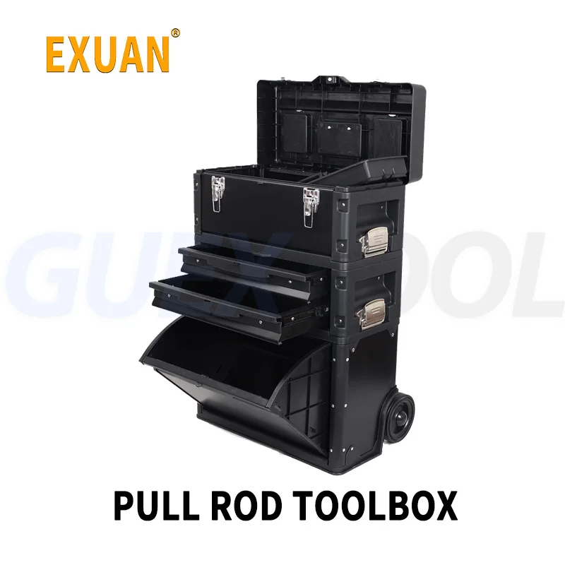 Pull Rod Toolbox Multi Functional Combination Pull Rod Tool Cart With Wheels And Movable Hardware Toolbox
Pull Rod Toolbox Multi Functional Combination Pull Rod Tool Cart With Wheels And Movable Hardware Toolbox