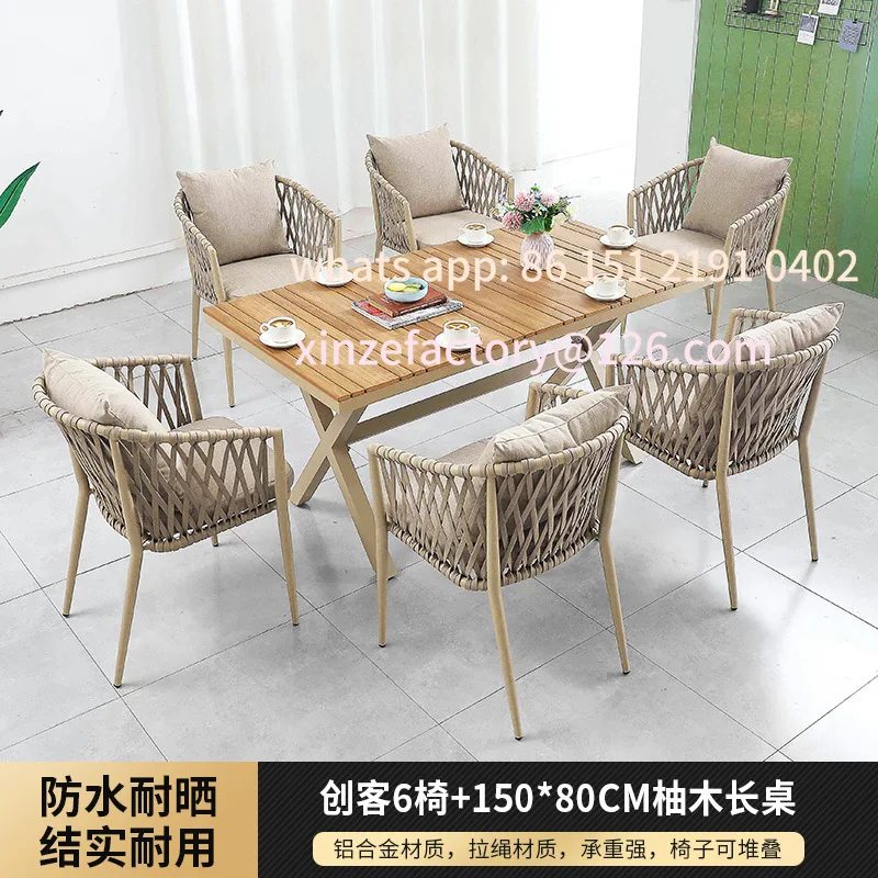 Customizable outdoor tables and chairs balcony open-air garden courtyard waterproof
Customizable outdoor tables and chairs balcony open-air garden courtyard waterproof