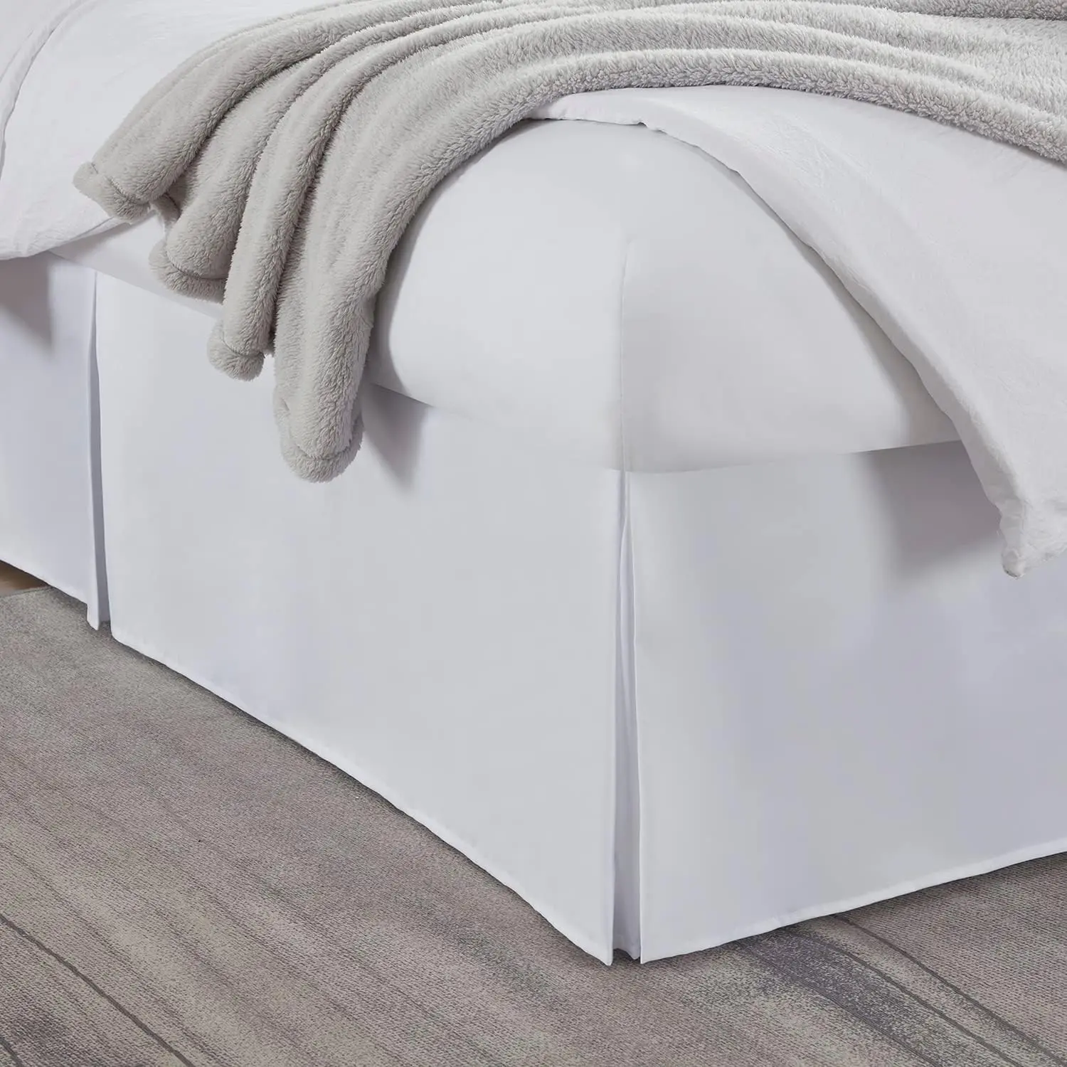 14" Drop Queen Bed Skirt - Brushed Microfiber, Wrinkle & Fade Resistant
14" Drop Queen Bed Skirt - Brushed Microfiber, Wrinkle & Fade Resistant