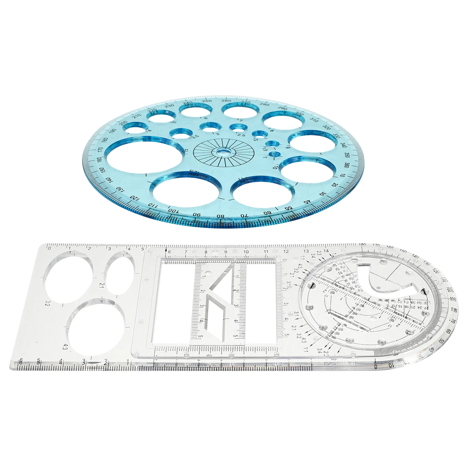 Drawing Ruler Set Geometric Tools Clear Scale Measuring Instruments for Students Artists Teachers Plastic Precision
Drawing Ruler Set Geometric Tools Clear Scale Measuring Instruments for Students Artists Teachers Plastic Precision