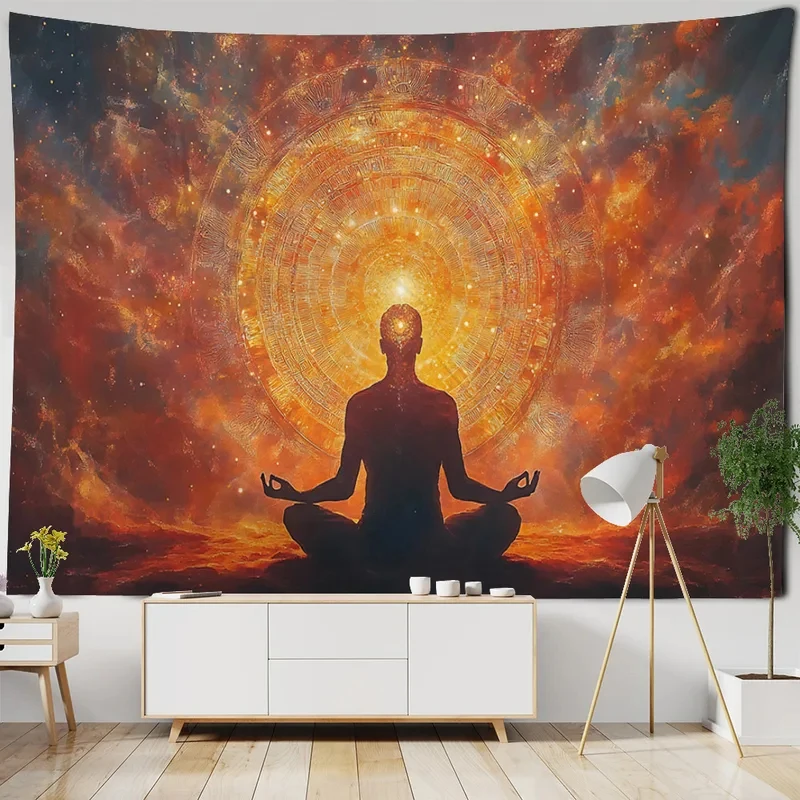 VIKAMA Cosmic Meditation Tapestry Chakra Galaxy Wall Hanging Spiritual Background Cloth for Home Decor
VIKAMA Cosmic Meditation Tapestry Chakra Galaxy Wall Hanging Spiritual Background Cloth for Home Decor