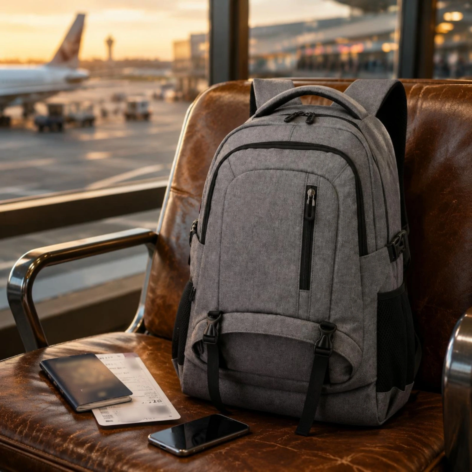 Computer Backpack Front Compression Straps Structured Backpack Carry Bag Black Trim Two-Tone
Computer Backpack Front Compression Straps Structured Backpack Carry Bag Black Trim Two-Tone