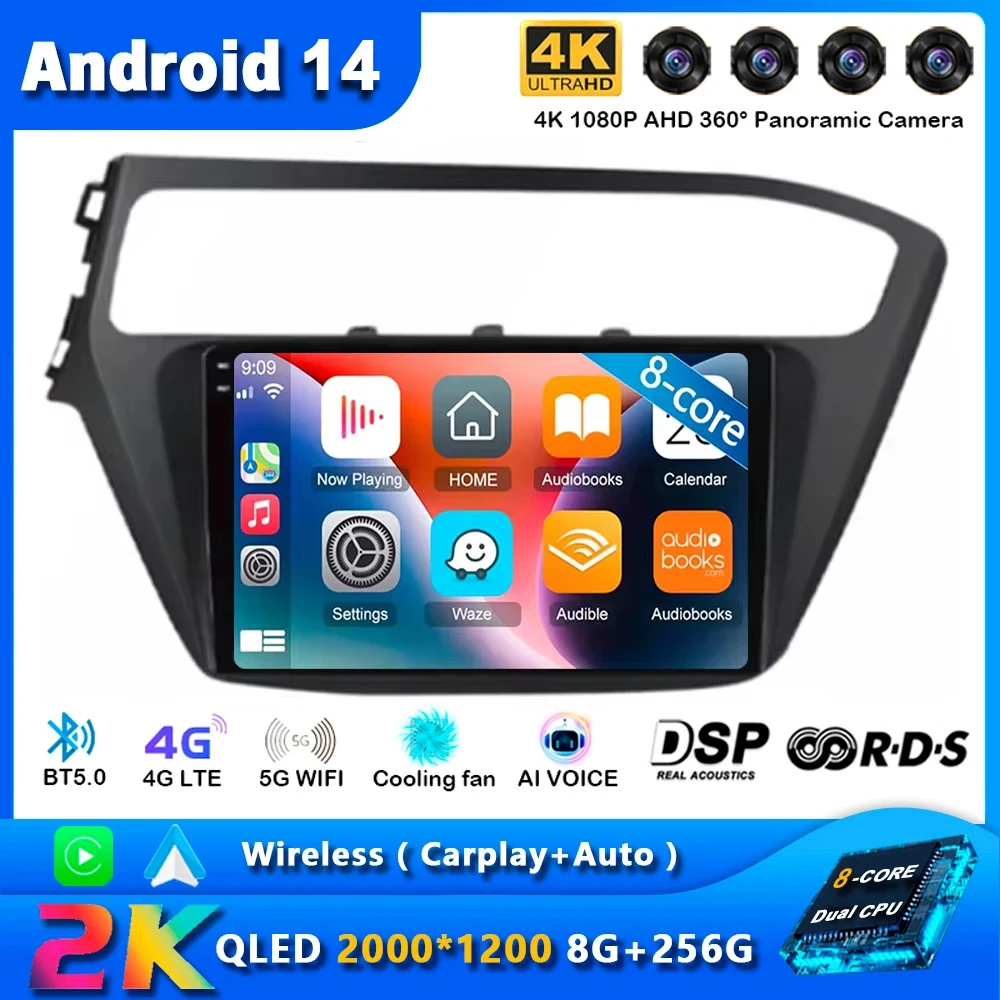 Android14 Car Radio For Hyundai I20 2018 2019 Navigation GPS Multimedia Video Player Stereo wireless Carplay Auto WIFI+4G DSP BT
Android14 Car Radio For Hyundai I20 2018 2019 Navigation GPS Multimedia Video Player Stereo wireless Carplay Auto WIFI+4G DSP BT