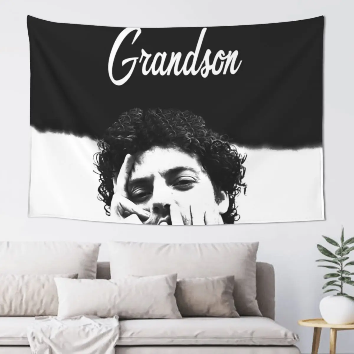 Black and White Grandson Tapestry Aesthetic Room Decor Korean Custom On The Wall Luxury Living Room Decoration Tapestry
Black and White Grandson Tapestry Aesthetic Room Decor Korean Custom On The Wall Luxury Living Room Decoration Tapestry