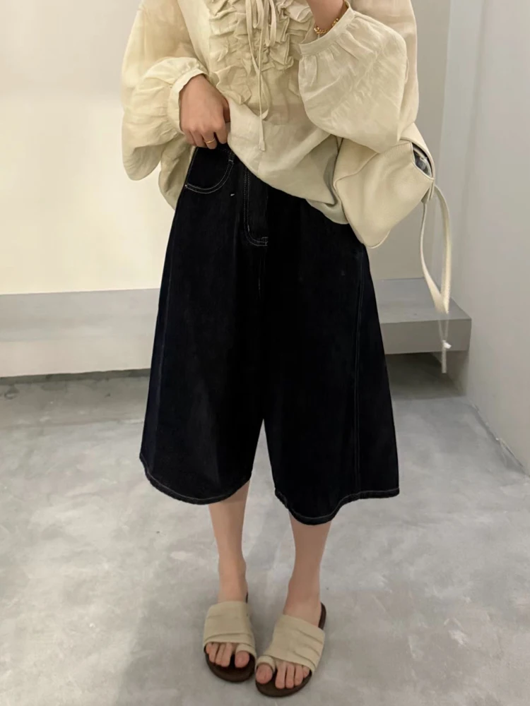 High Waist Wide Leg Jeans Women's 2026 Summer New Loose Fit Slimming Seven-Foot Pants Retro Style High Quality Denim Skinnies
High Waist Wide Leg Jeans Women's 2026 Summer New Loose Fit Slimming Seven-Foot Pants Retro Style High Quality Denim Skinnies