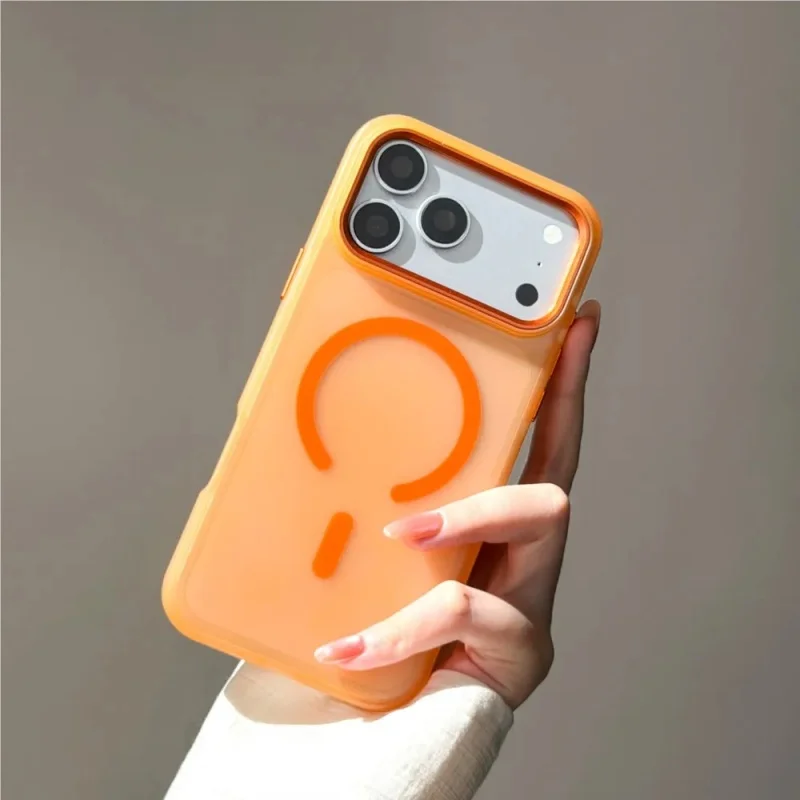 Translucent Clear Shockproof Metal Camera Ring Case for iPhone 17 16 14 15 13 Pro Max For Magsafe Magnetic Matte Protect Cover
Translucent Clear Shockproof Metal Camera Ring Case for iPhone 17 16 14 15 13 Pro Max For Magsafe Magnetic Matte Protect Cover