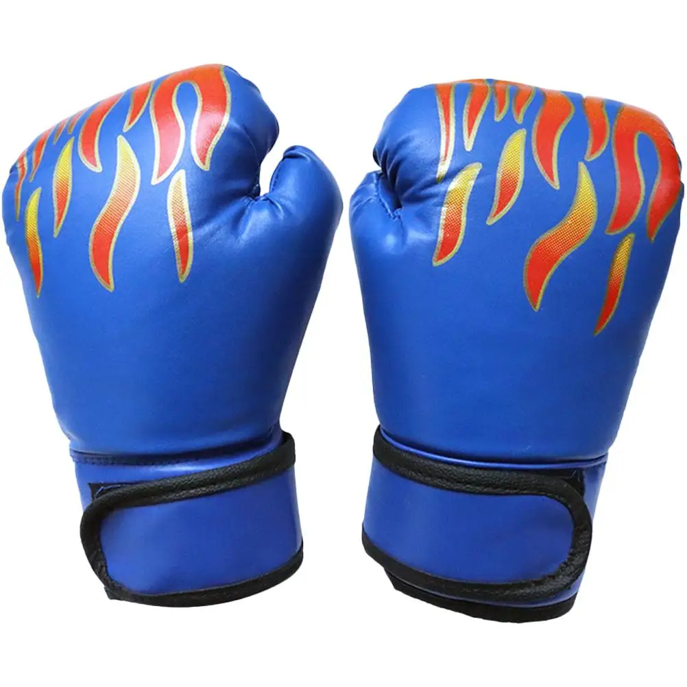 Children's Boxing Gloves Kids Flame Blue 6oz PU Training Sparring Gloves Portable Kickboxing Toddler Thai Glove
Children's Boxing Gloves Kids Flame Blue 6oz PU Training Sparring Gloves Portable Kickboxing Toddler Thai Glove