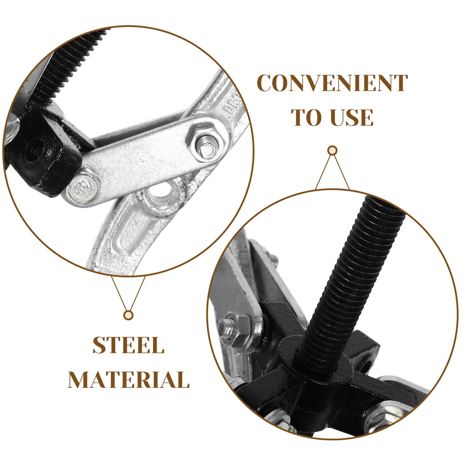 Durable 200# 8 Inch Three-Jaw Puller for Bearing Gear Removal Tool Steel Material Labor Saving Disassembly Tools Repair Tools
Durable 200# 8 Inch Three-Jaw Puller for Bearing Gear Removal Tool Steel Material Labor Saving Disassembly Tools Repair Tools