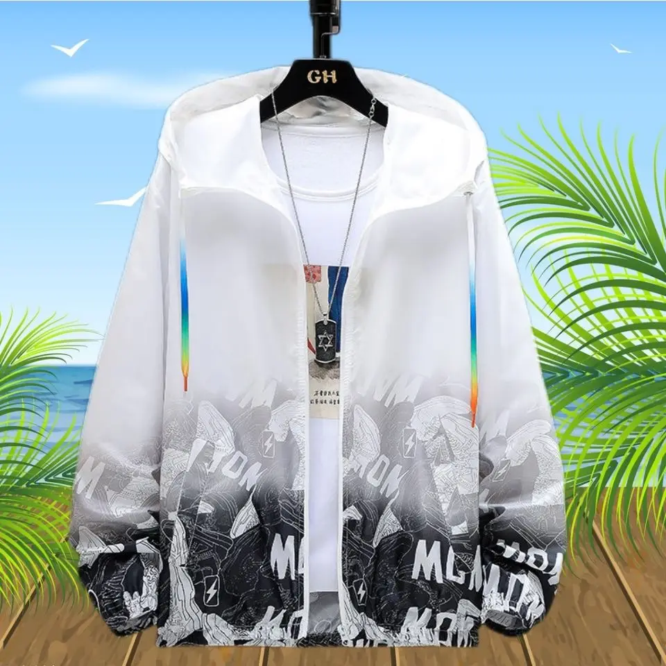 Men Outdoor Breathable Sun Protection Jacket Mens Summer Hooded Loose Outerwear UV-proof Quick Dry Sports Running Coats B58
Men Outdoor Breathable Sun Protection Jacket Mens Summer Hooded Loose Outerwear UV-proof Quick Dry Sports Running Coats B58