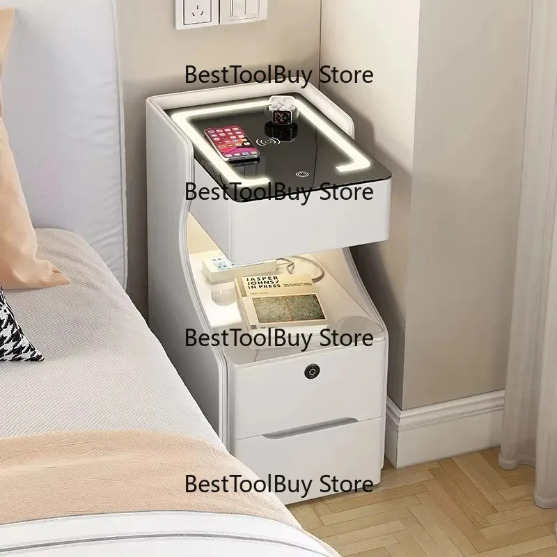 Wooden Bedside Table Bedside Table Fingerprint Bluetooth Speaker for Bedroom
Wooden Bedside Table Bedside Table Fingerprint Bluetooth Speaker for Bedroom