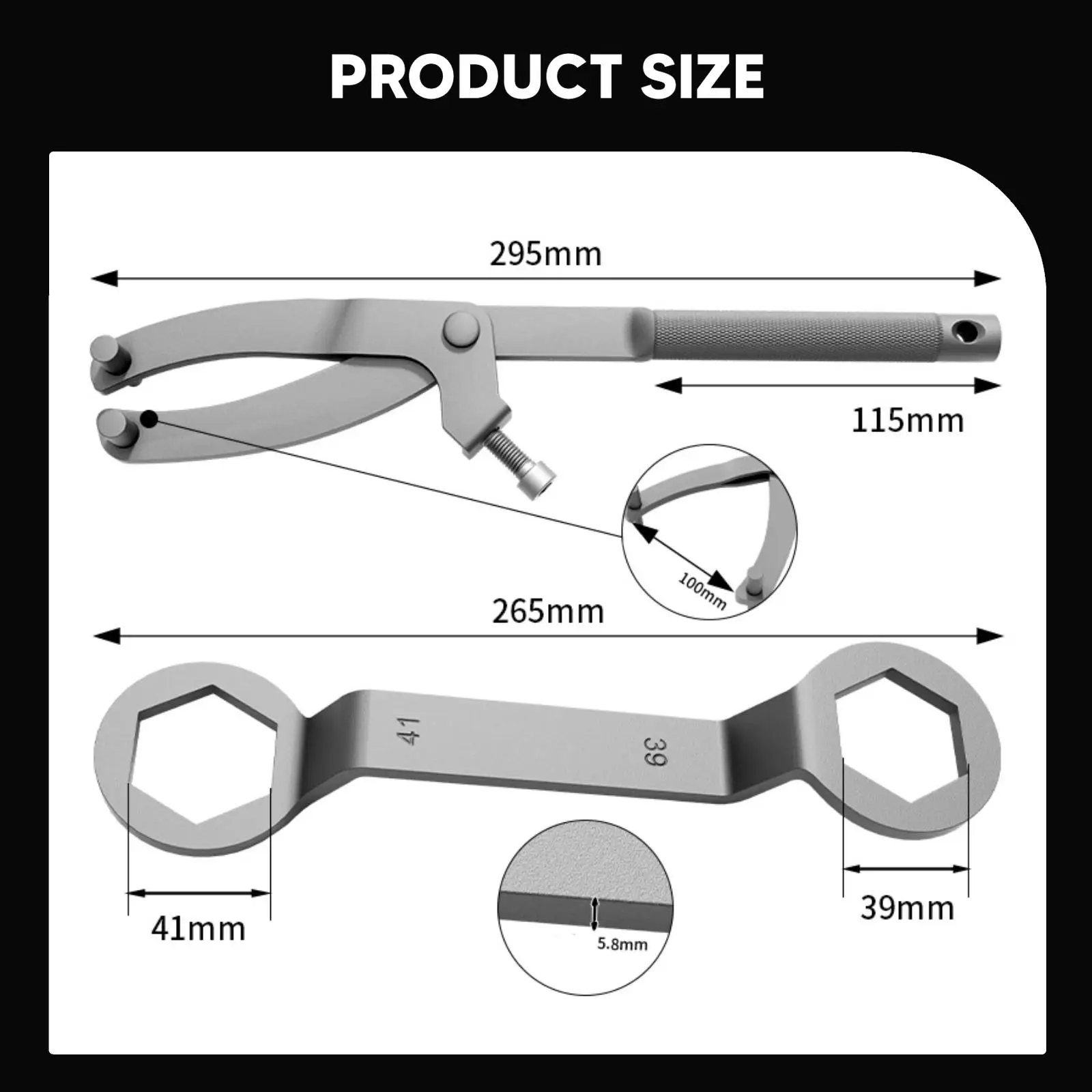 Sturdy Alloy Steel Fly Wheel Wrench Comprehensive Spanner for Motorcycle Repair Mini Bike Tools
Sturdy Alloy Steel Fly Wheel Wrench Comprehensive Spanner for Motorcycle Repair Mini Bike Tools