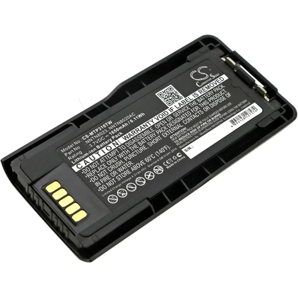Replacement Battery for Motorola MTP3100, MTP3150, MTP3200, MTP3250, MTP3550, MTP600, MTP6000, MTP6550, MTP6650
Replacement Battery for Motorola MTP3100, MTP3150, MTP3200, MTP3250, MTP3550, MTP600, MTP6000, MTP6550, MTP6650