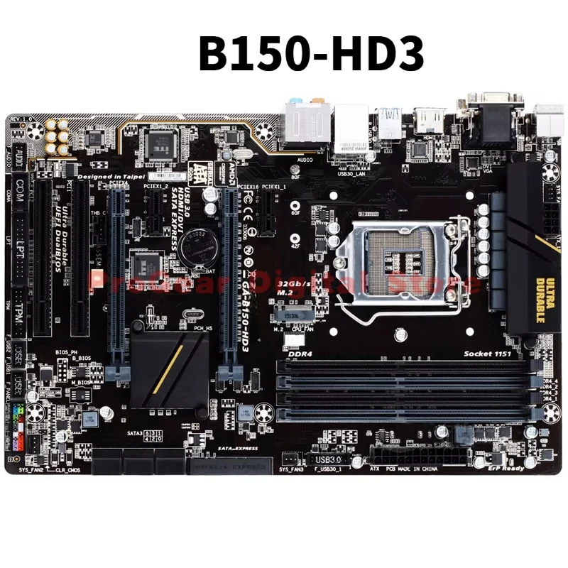 Материнская плата GIGABYTE B150-HD3 LGA1151 Intel B150 ATX DDR4 с поддержкой M.2 для процессоров 6-го/7-го поколения i7/i5/i3
Материнская плата GIGABYTE B150-HD3 LGA1151 Intel B150 ATX DDR4 с поддержкой M.2 для процессоров 6-го/7-го поколения i7/i5/i3