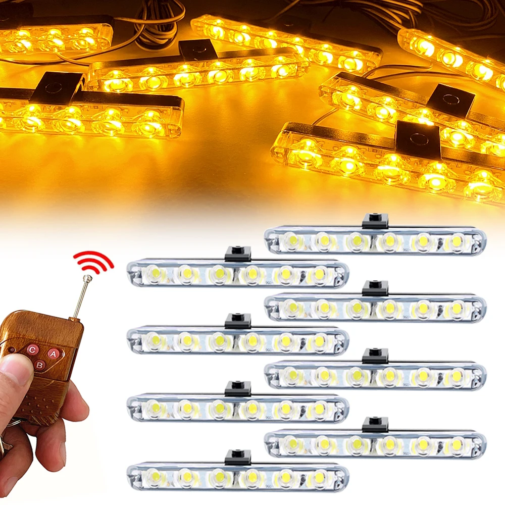 Car Grille Strobe Signal light 6 LED Flashing Warning Lights Police Emergency Flash Lamp Beacon For Truck Motorcycle SUV 12V
Car Grille Strobe Signal light 6 LED Flashing Warning Lights Police Emergency Flash Lamp Beacon For Truck Motorcycle SUV 12V