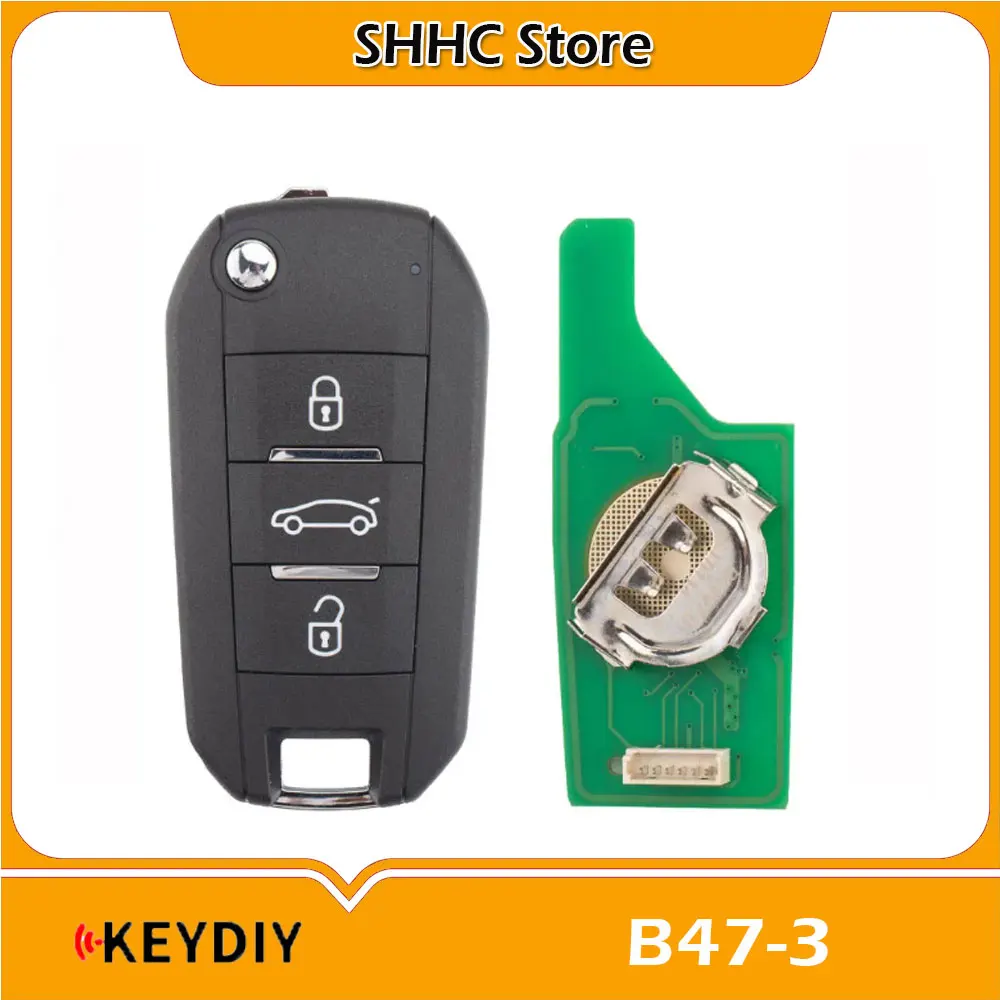 KEYDIY KD B47-3 Universal Car Remote Key 3 Buttons for Peugeot Type Car Key for KD-X2 KD900 Mini KD URG200 KD-MAX Key Programmer
KEYDIY KD B47-3 Universal Car Remote Key 3 Buttons for Peugeot Type Car Key for KD-X2 KD900 Mini KD URG200 KD-MAX Key Programmer