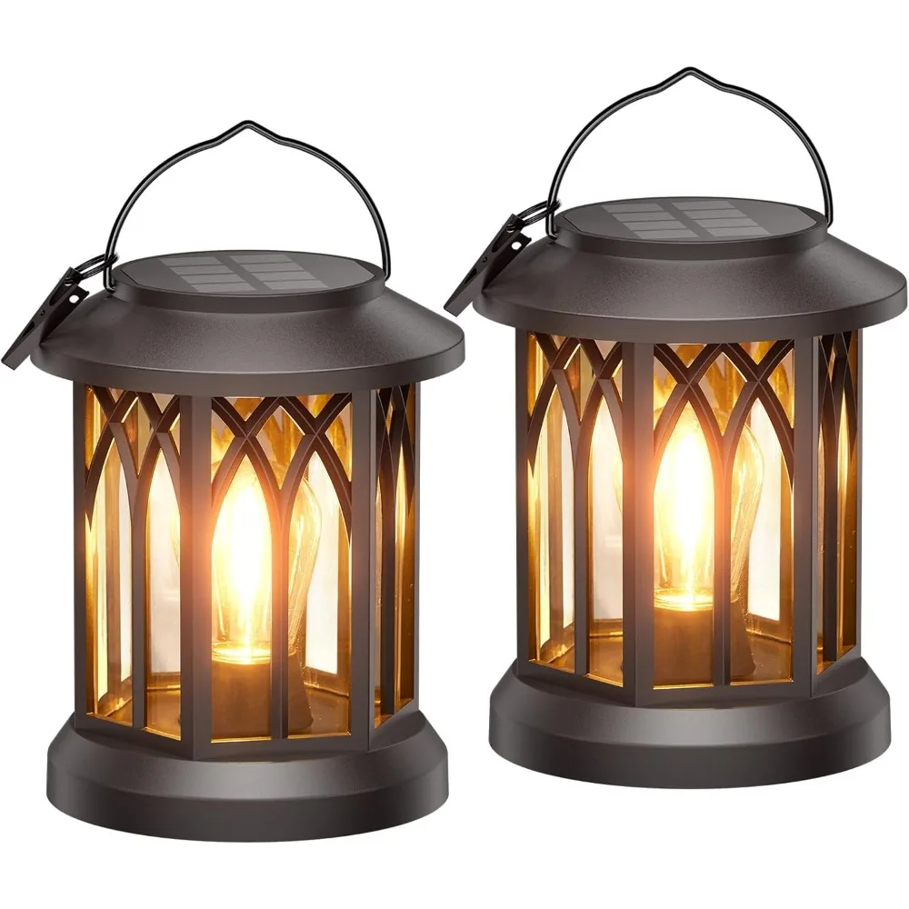 Solar lantern lighting LED for garden terrace courtyard decoration 2 packs (warm light)
Solar lantern lighting LED for garden terrace courtyard decoration 2 packs (warm light)