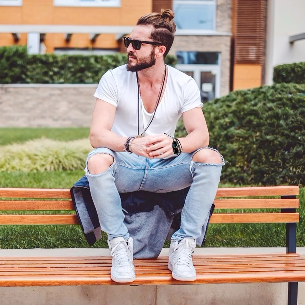 Сменный вязаный ремешок, совместимый с Mi Band 5, устойчивый к истиранию резиновый тканый браслет, сменный ремешок для смарт-браслета
Сменный вязаный ремешок, совместимый с Mi Band 5, устойчивый к истиранию резиновый тканый браслет, сменный ремешок для смарт-браслета