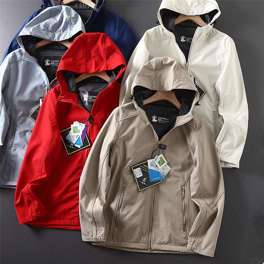 Мужская ветрозащитная куртка Outdoor Mountain Series: повседневная, свободного кроя, мягкая, с длинными рукавами и застежкой-молнией
Мужская ветрозащитная куртка Outdoor Mountain Series: повседневная, свободного кроя, мягкая, с длинными рукавами и застежкой-молнией