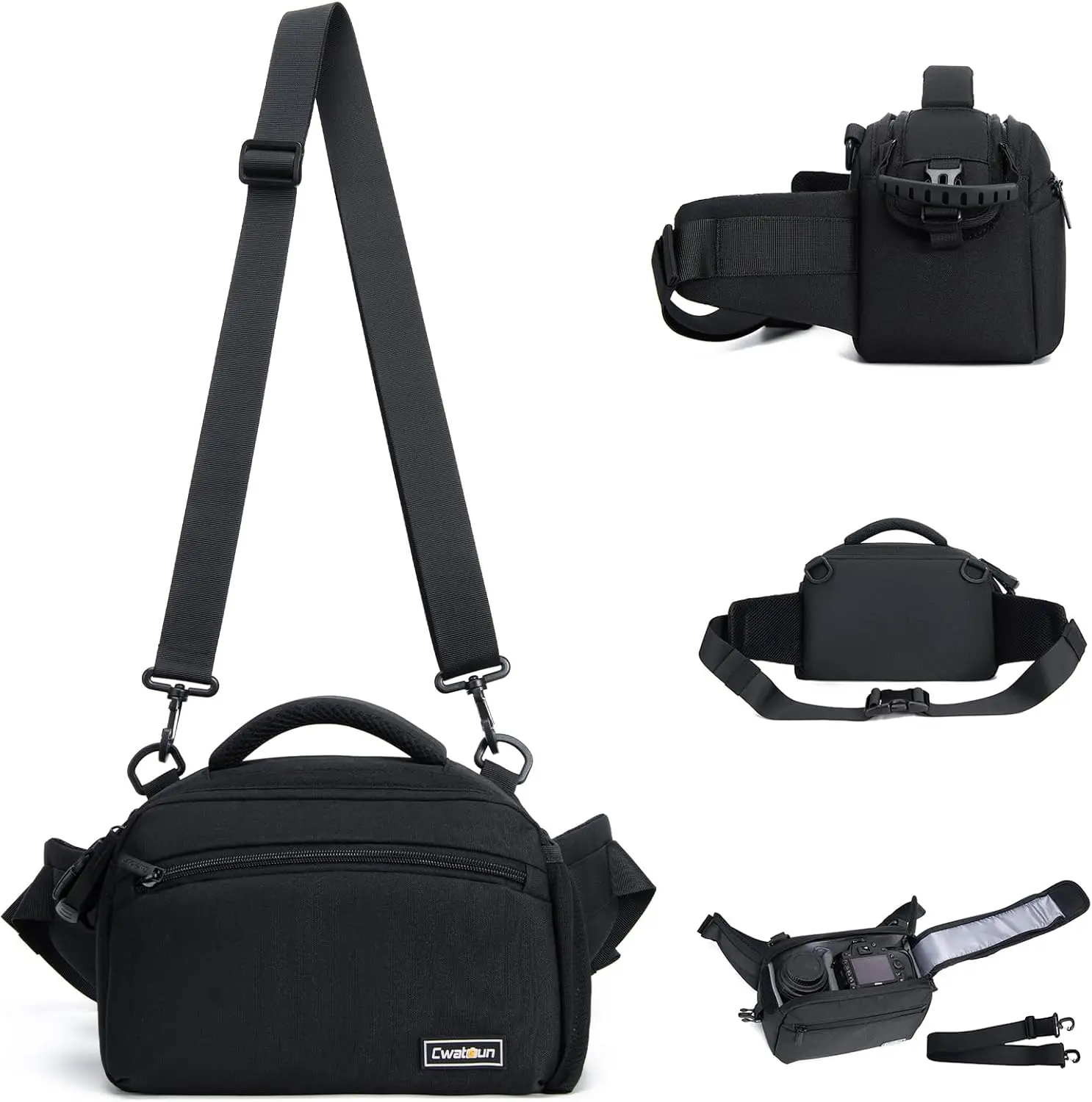 Waterproof Sling Camera Bag for DSLR SLR - Lightweight Travel Shoulder Case for Photography, Hiking, and Outdoor Use
Waterproof Sling Camera Bag for DSLR SLR - Lightweight Travel Shoulder Case for Photography, Hiking, and Outdoor Use