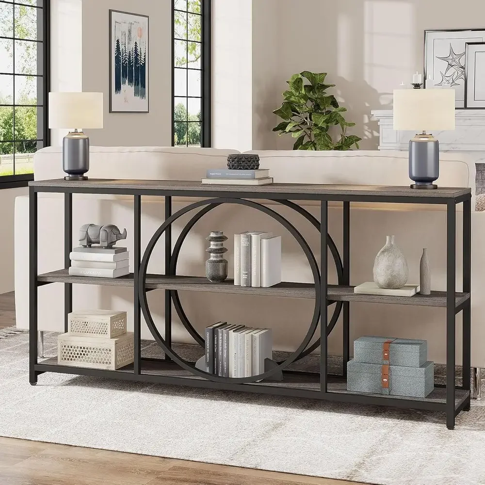 70.9 inch Soa ole Table, Extra Long Narrow Entryway Tables with 3 Tier Wood Storage Shelves Metal e or oyer Hallway Living Room
70.9 inch Soa ole Table, Extra Long Narrow Entryway Tables with 3 Tier Wood Storage Shelves Metal e or oyer Hallway Living Room