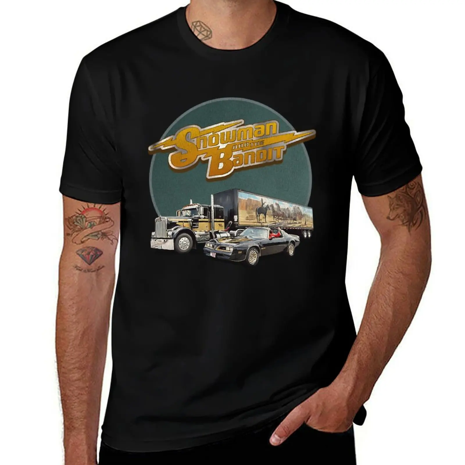 Smokey And The Bandit - Snowman and the Bandit T-Shirt graphics customs animal prinfor boys fitted t shirts for men
Smokey And The Bandit - Snowman and the Bandit T-Shirt graphics customs animal prinfor boys fitted t shirts for men