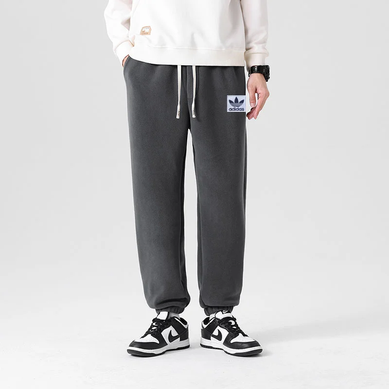 Adidas Breathable Trousers Men and Women Winter Velvet and Thick Pants Warm Comfortable Sweatpants Black Grey Brown
Adidas Breathable Trousers Men and Women Winter Velvet and Thick Pants Warm Comfortable Sweatpants Black Grey Brown