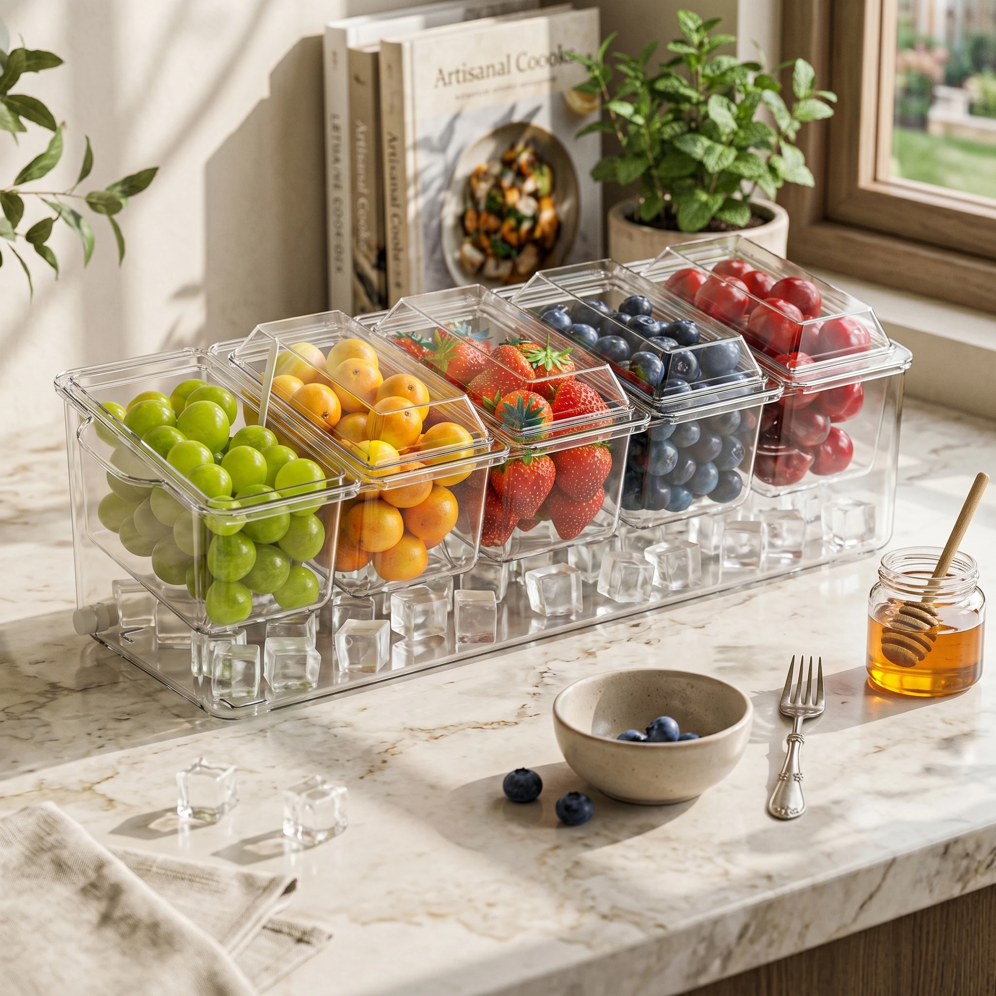 5 Compartment Food Container Transparent Rectangular Food Storage Container Divider Box Polished Molded Refrigerator Use
5 Compartment Food Container Transparent Rectangular Food Storage Container Divider Box Polished Molded Refrigerator Use