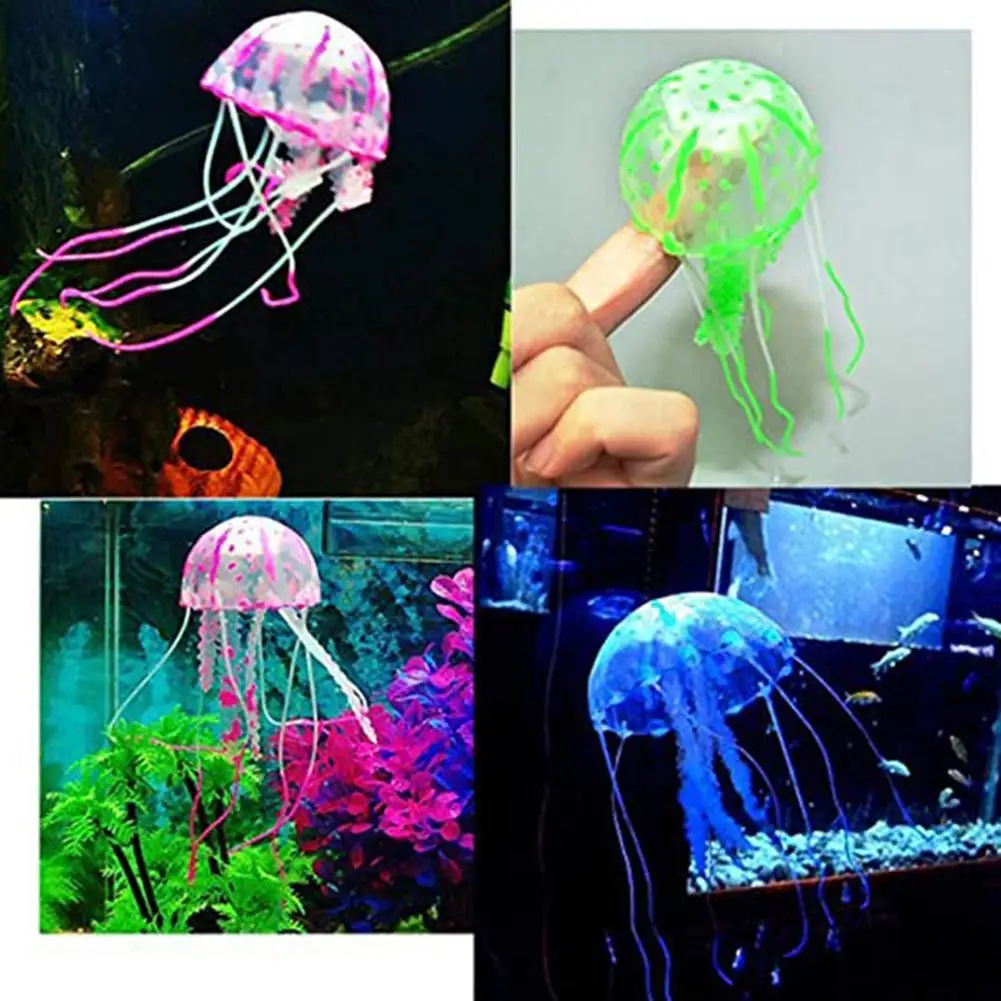 Glowing Silicone Fake Jellyfish Artificial Ornaments For Aquarium Fish Tank Landscaping Decoration
Glowing Silicone Fake Jellyfish Artificial Ornaments For Aquarium Fish Tank Landscaping Decoration