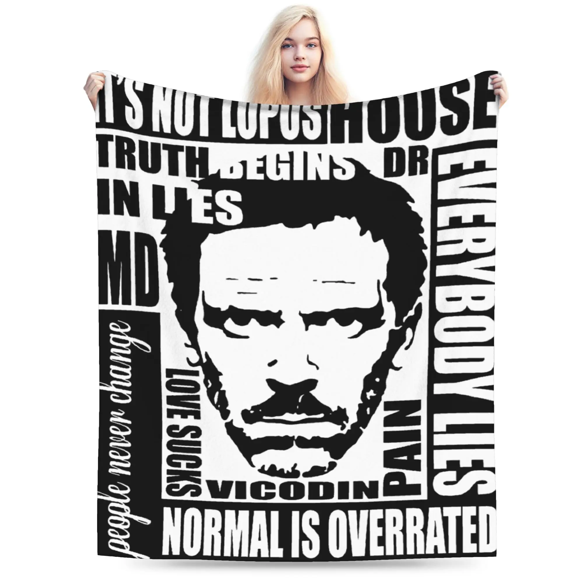 Dr Gregory House MD Warm Soft Blanket Travel Office Plush Throw Blanket Graphic Outdoor Flannel Bedspread Sofa Bed Cover
Dr Gregory House MD Warm Soft Blanket Travel Office Plush Throw Blanket Graphic Outdoor Flannel Bedspread Sofa Bed Cover