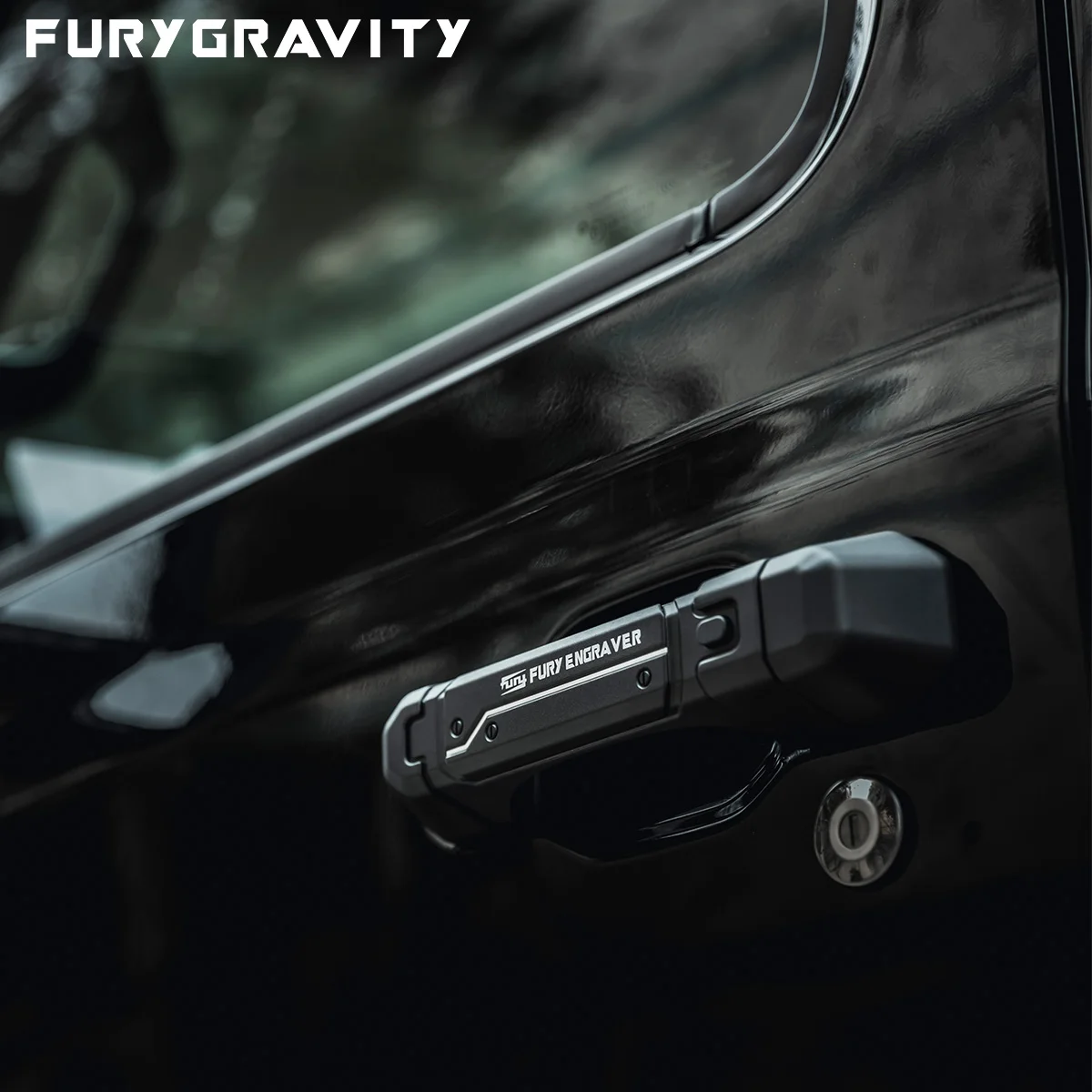 FURYGRAVITY Высокопрочная алюминиево-магниевая дверная ручка с ЧПУ — черная анодированная отделка, для Jeep Wrangler JL Rubicon/Sahara 
FURYGRAVITY Высокопрочная алюминиево-магниевая дверная ручка с ЧПУ — черная анодированная отделка, для Jeep Wrangler JL Rubicon/Sahara