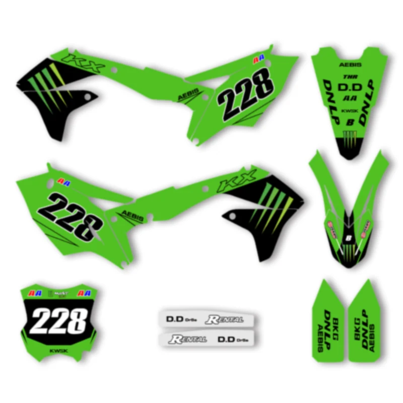 DSMTECH For Kawasaki Graphics Background Decals Stickers Kits For 2016 2017 2018 KXF450 KX450F
DSMTECH For Kawasaki Graphics Background Decals Stickers Kits For 2016 2017 2018 KXF450 KX450F