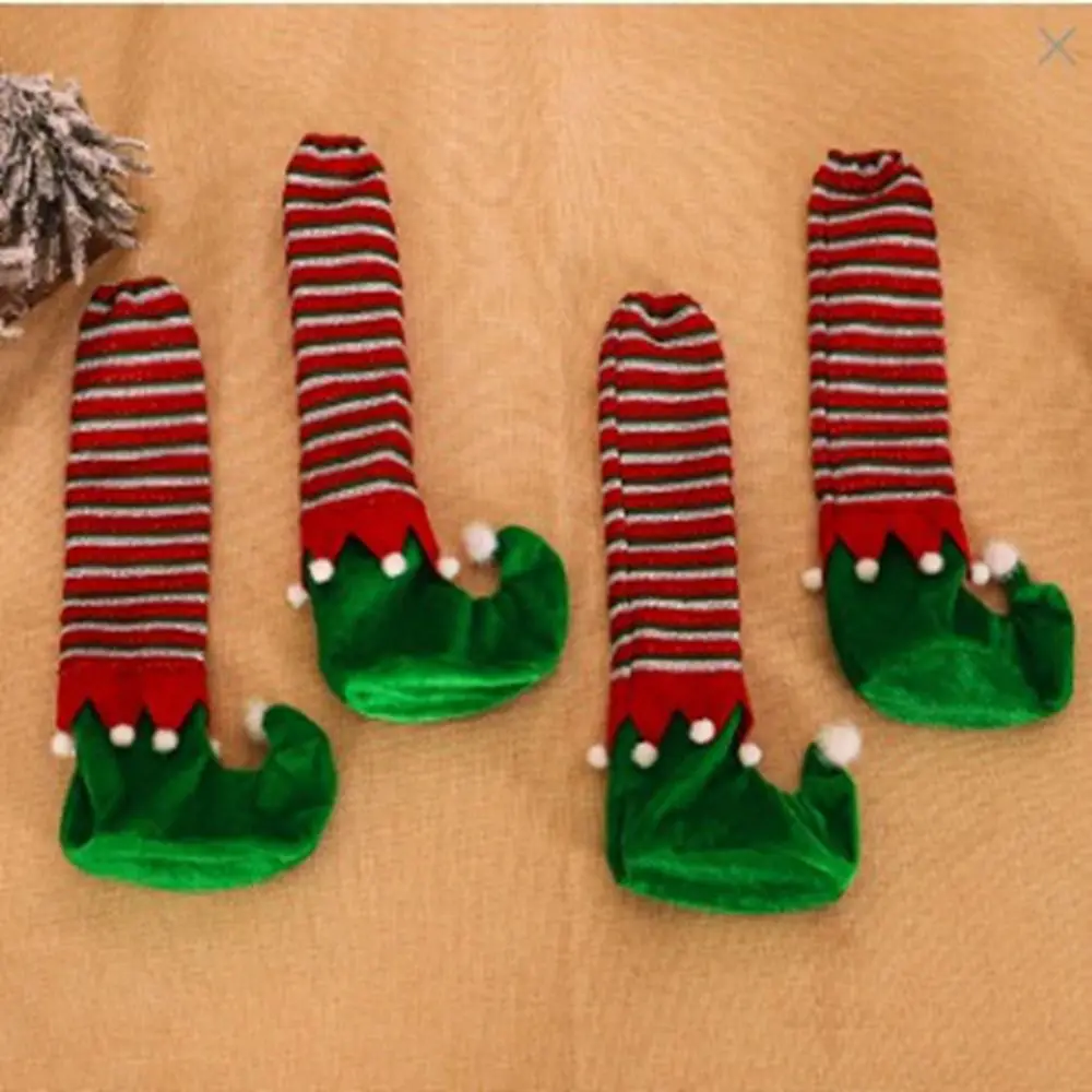 4Pcs Stripe Chair Leg Floor Protector Velvet Non-slip Christmas Chair Feet Cover Reduce Noise Patchwork Stool Leg Protectors Cap
4Pcs Stripe Chair Leg Floor Protector Velvet Non-slip Christmas Chair Feet Cover Reduce Noise Patchwork Stool Leg Protectors Cap