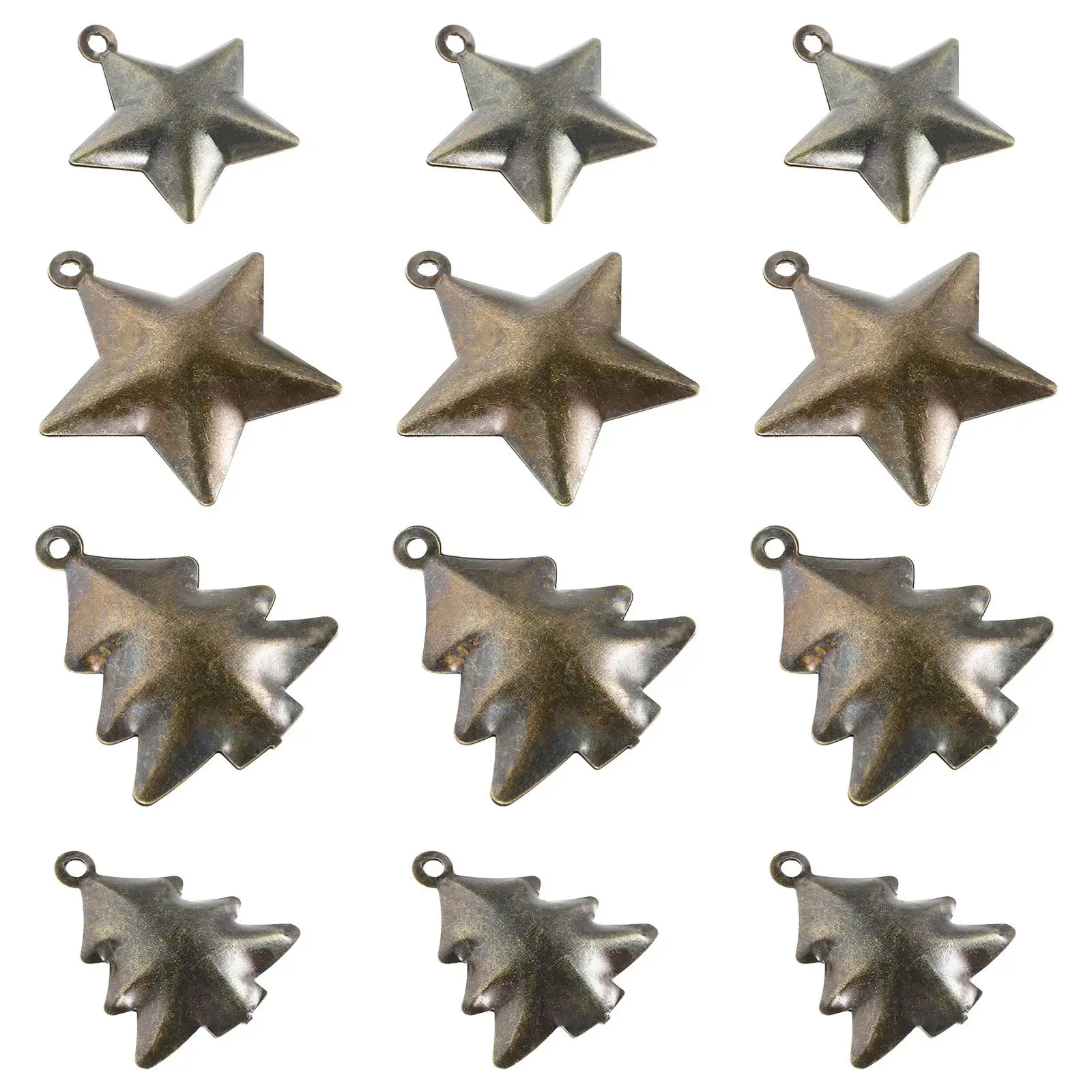 20Pcs Decorative Mini Bells Vintage Bronze Iron Star Cutout Jingle Bells for Festive Party Home Office Classroom Craft
20Pcs Decorative Mini Bells Vintage Bronze Iron Star Cutout Jingle Bells for Festive Party Home Office Classroom Craft