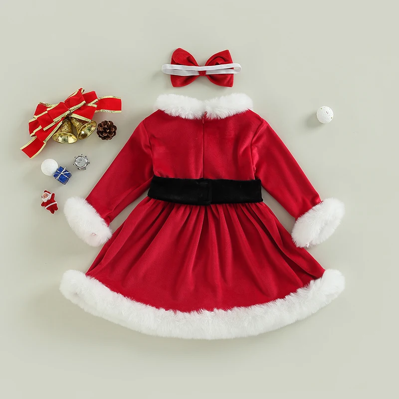 Fashion Kids Toddler Baby Girl Christmas Dress Xmas Red Velvet Long Sleeve Sleeveless Santa Swing Dress Christmas Headband
Fashion Kids Toddler Baby Girl Christmas Dress Xmas Red Velvet Long Sleeve Sleeveless Santa Swing Dress Christmas Headband