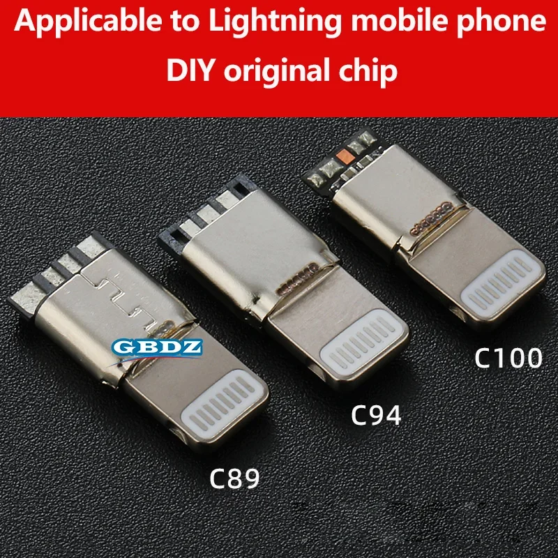 Mobile Phone DIY Data Cable Chip Original Lightning Data Cable Fast Charging 27W C89 Chip C94 Plug C100 Audio Adapter
Mobile Phone DIY Data Cable Chip Original Lightning Data Cable Fast Charging 27W C89 Chip C94 Plug C100 Audio Adapter