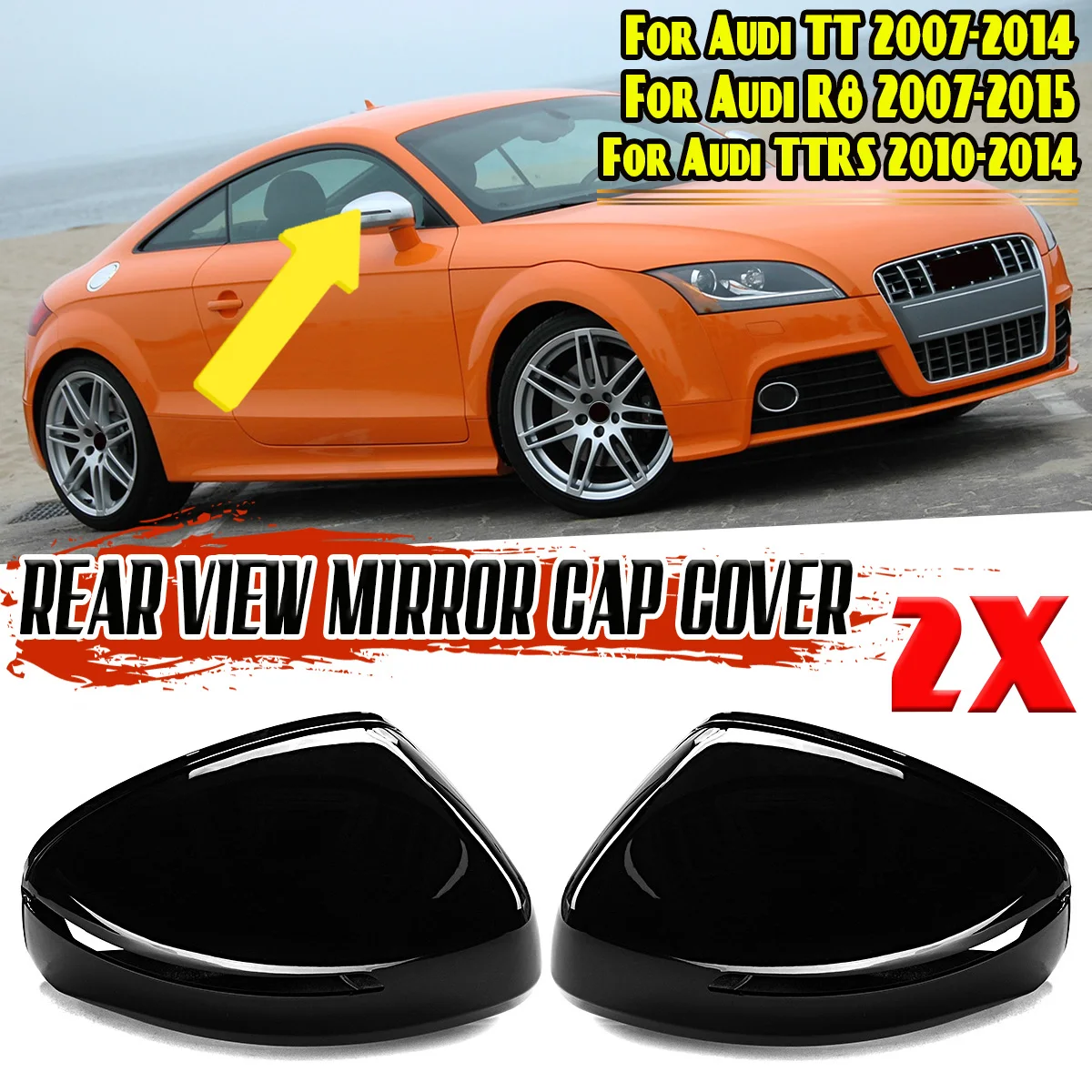 Запасные крышки для боковых зеркал заднего вида для Audi TT 2007 - 2014 TTRS 2010-2014 R8 2007-2015
Запасные крышки для боковых зеркал заднего вида для Audi TT 2007 - 2014 TTRS 2010-2014 R8 2007-2015