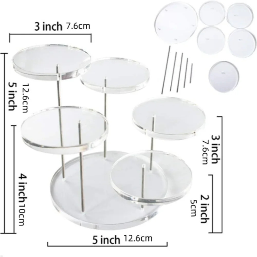 Transparent Acrylic Display Stand White Black 3-Layer Jewelry Display Stand Many Styles Acrylic Material
Transparent Acrylic Display Stand White Black 3-Layer Jewelry Display Stand Many Styles Acrylic Material