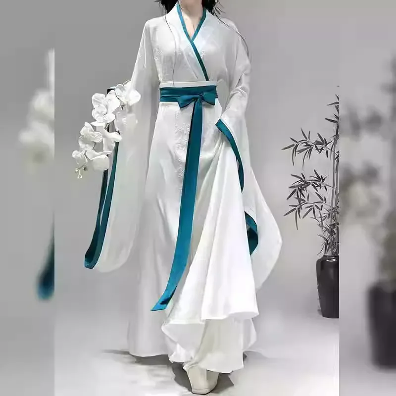 2025 New Ancient Hanfu Women Dancing Clothing States Period Ju Jing Hanfu Same Collar Large Sleeve Waist-length Handover Collar
2025 New Ancient Hanfu Women Dancing Clothing States Period Ju Jing Hanfu Same Collar Large Sleeve Waist-length Handover Collar