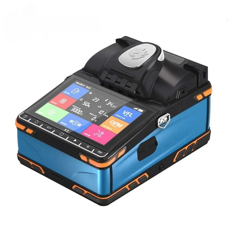Factory supply fiber optic fusion splicer K5 core alignment with 6 mortors opm vfl touch screen fusion splicer
Factory supply fiber optic fusion splicer K5 core alignment with 6 mortors opm vfl touch screen fusion splicer