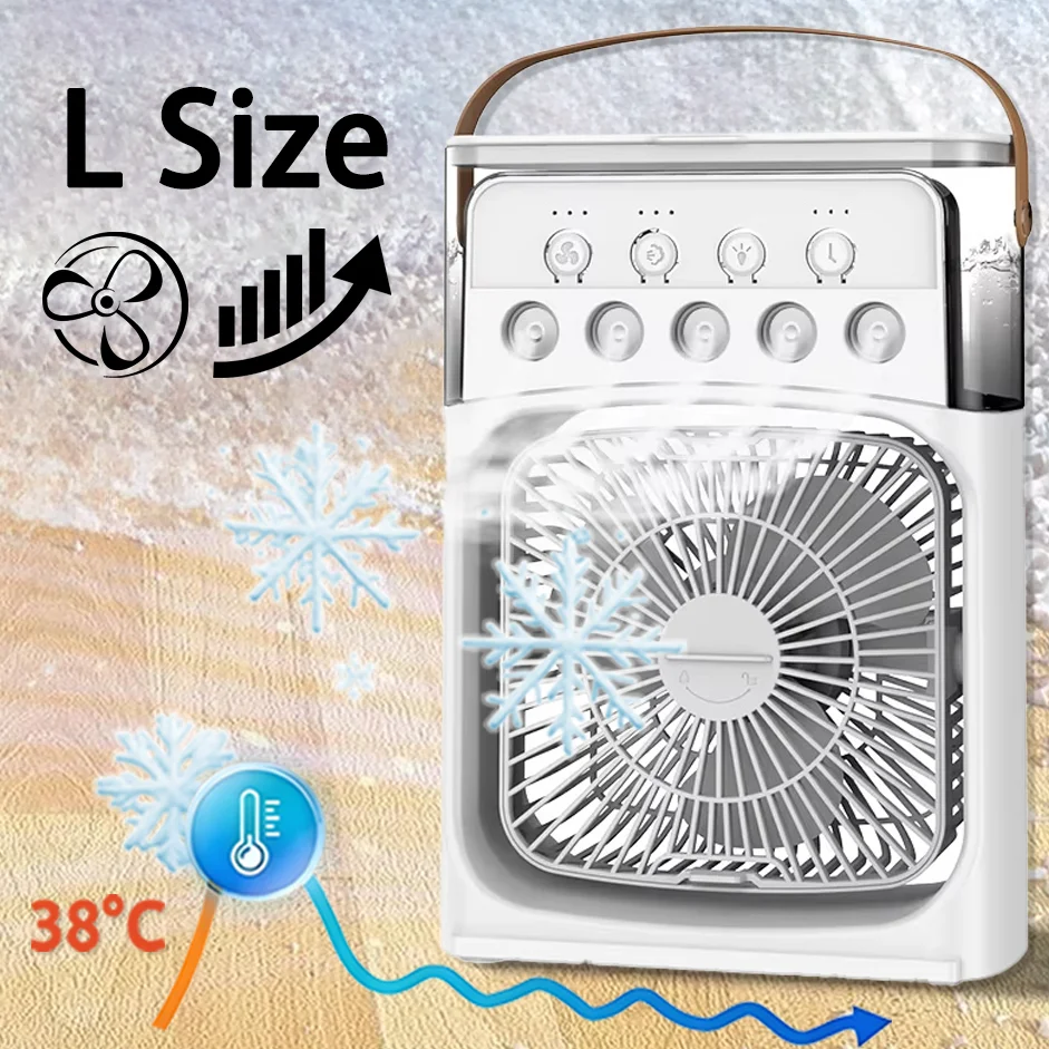 Air Conditioner Portable 3 in 1 Fan Mini Cooler Home House LED Humidifier For Bedroom Small Living Room Water Summer Fans Desk
Air Conditioner Portable 3 in 1 Fan Mini Cooler Home House LED Humidifier For Bedroom Small Living Room Water Summer Fans Desk