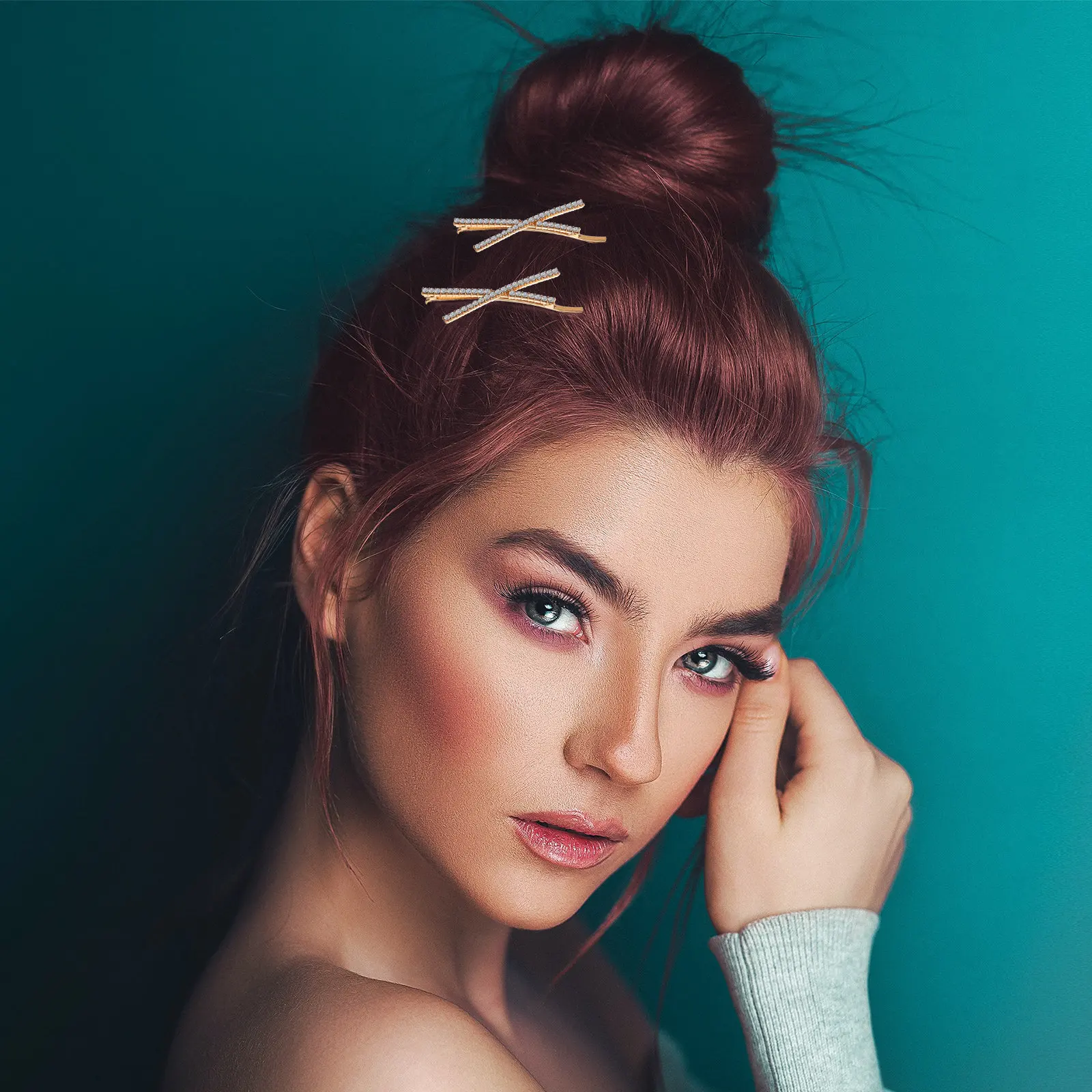 4Pcs Rhinestone Hair Clips Lightweight Hairpin for Girls Women Hair Accessories Rhinestone Barrettes for Women
4Pcs Rhinestone Hair Clips Lightweight Hairpin for Girls Women Hair Accessories Rhinestone Barrettes for Women